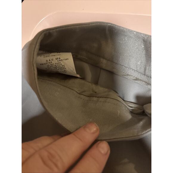 ARMANI COLLEZIONI Sz 12 Gray Straight Leg/Flat Front Dress Pants $525 - Picture 4 of 10